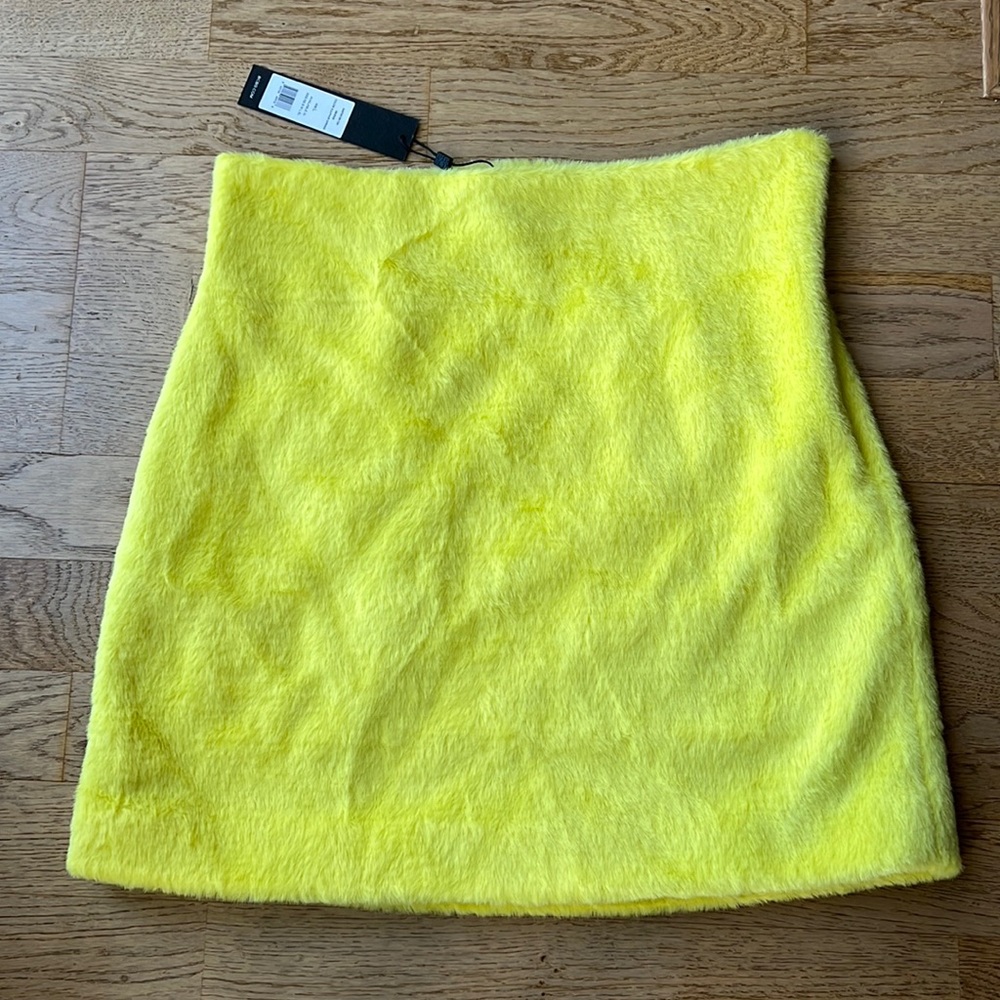 BCBG Yellow Sweater Skirt